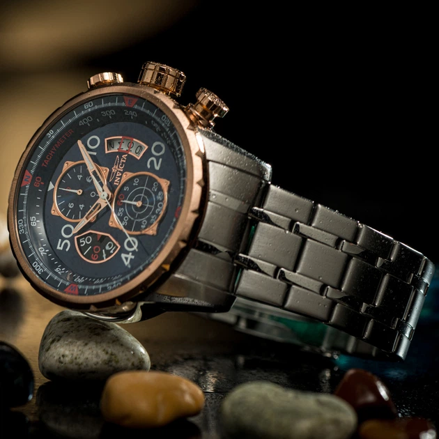 Чоловічий наручний годинник хронограф Invicta AVIATOR 17203 - зображення 4