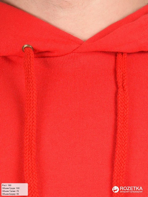 Худи утепленное мужское Fruit of the loom Hooded Sweat 062208040 S Красное (5000000086269) - Фото 3 Худи утепленное мужское Fruit of the loom Hooded Sweat 062208040 S Красное (5000000086269) - изображение 3
