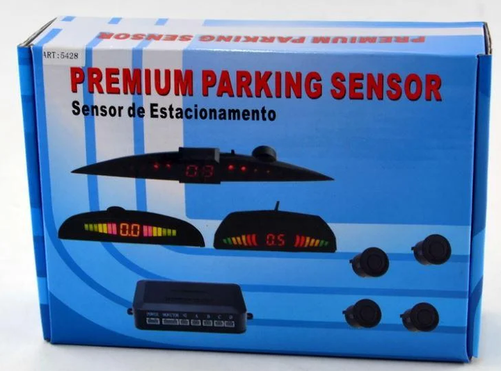 Парктроник, парковочный радар на 4 датчика с LED дисплеем Premium Parking Sensor PS-201 - изображение 5