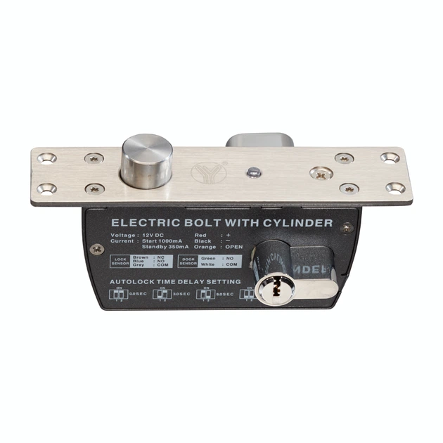 Ригельний замок Yli Electronic YB-620(LED) врізний для системи контролю доступу - изображение 2