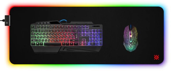 Ігрова поверхня Defender Ultra Light Speed Black (4714033505666) - зображення 2
