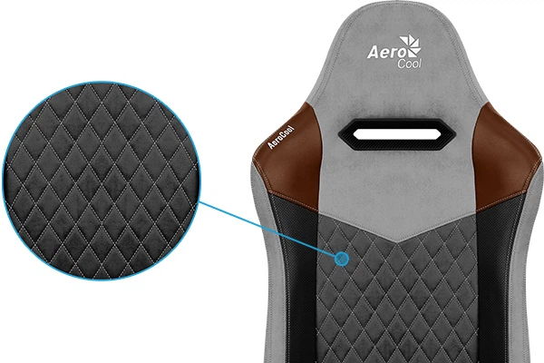 Fotel gamingowy Aerocool DUKE Tan Grey (DUKE_Tan_Grey) - obraz 11