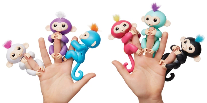 Ручная обезьянка Happy Monkey на батарейке интерактивная Черная (2722758331134) - изображение 5