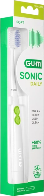 Szczoteczka elektryczna GUM Activital Sonic Daily biała - obraz 2