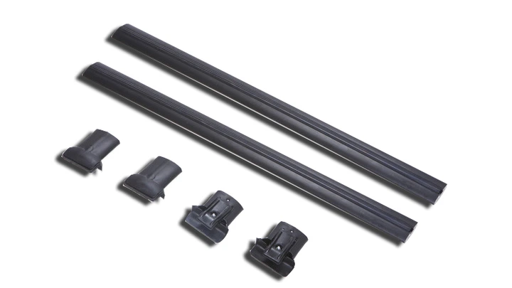 Багажник на крышу Opel Astra 1992-2005 черный на рейлинги Can Otomotiv Diamond-8287 - изображение 2