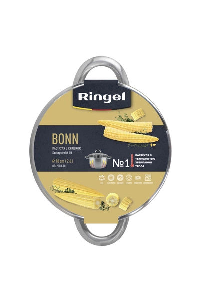 Каструля Ringel Bonn з нержавіючої сталі 2.6л (RG-2003-18) - Фото 10 Каструля Ringel Bonn з нержавіючої сталі 2.6л (RG-2003-18) - изображение 10
