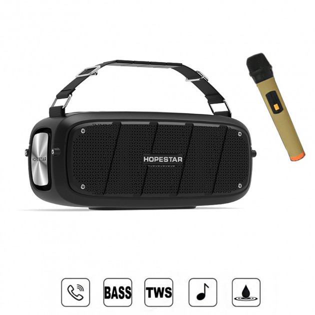 Портативна bluetooth колонка Hopestar A20 Pro з мікрофоном потужна 55 Вт - зображення 1