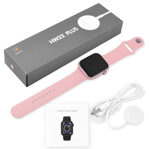Cмарт-годинник Smart Watch Series 6 HW22 Plus рожевий (сповіщення, дзвінки, голос виклик, бездротова зарядка) - Фото 4 Cмарт-годинник Smart Watch Series 6 HW22 Plus рожевий (сповіщення, дзвінки, голос виклик, бездротова зарядка) - зображення 4