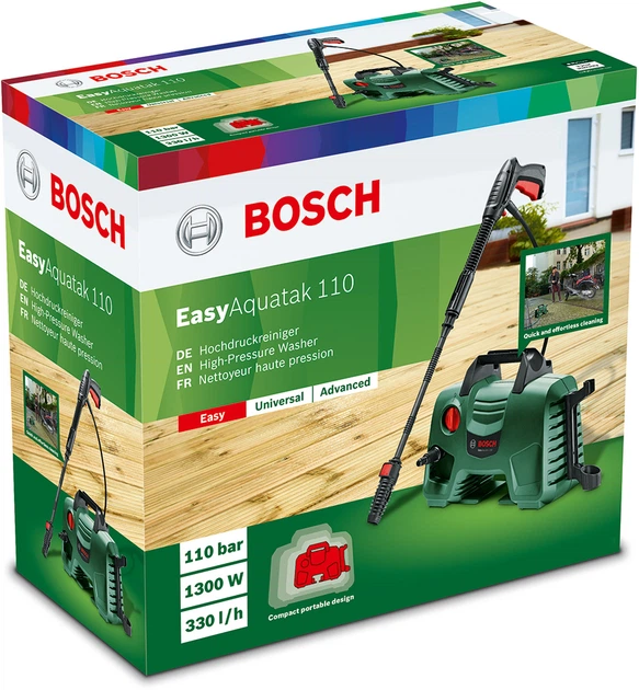 Мойка високого давления Bosch EasyAquatak 110 (06008A7F00) - зображення 5