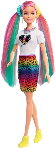 Кукла Barbie Leopard Rainbow Радужный леопард Блондинка (GRN81) - изображение 3