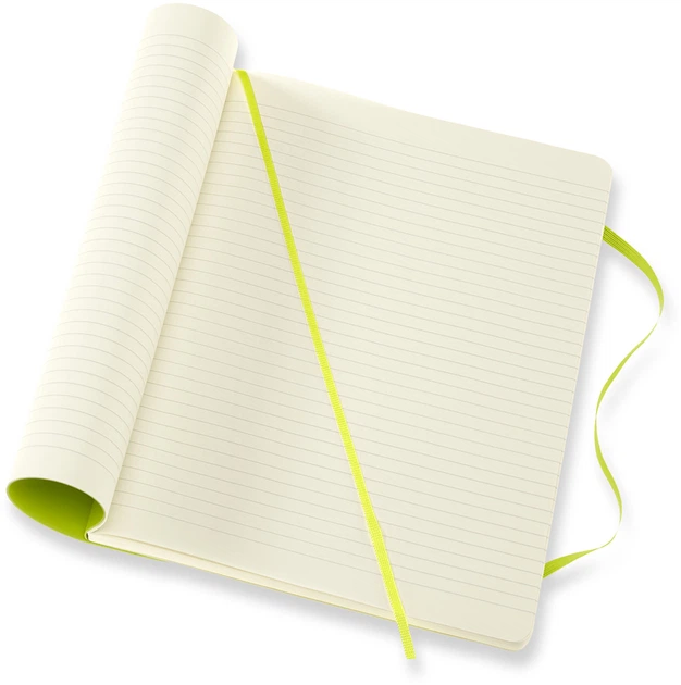 Записная книга Moleskine Classic 19 x 25 см 192 страницы в линейку Лимонная мягкая обложка (8056420851014) - изображение 3