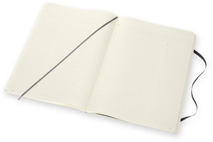 Notes bez daty Moleskine PRO 21 x 29.7 cm 192 strony Czarny Miękka oprawa (8053853602718) - obraz 3
