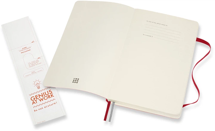 Записная книга Moleskine Classic Expanded 13 х 21 см 400 страниц в линию Красная Мягкая обложка (8053853606211) - Фото 5 Записная книга Moleskine Classic Expanded 13 х 21 см 400 страниц в линию Красная Мягкая обложка (8053853606211) - изображение 5