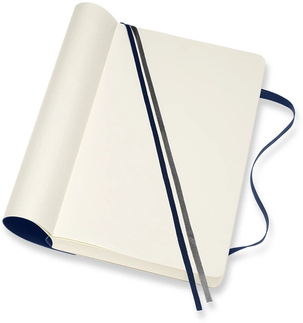 Записная книга Moleskine Classic Expanded 13 х 21 см 400 страниц без линовки Сапфир Мягкая обложка (8053853606266) - изображение 4