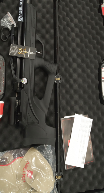 Пневматична гвинтівка Aselkon MX10-S Black (1003376) (GE874644) — Уцінка - зображення 2