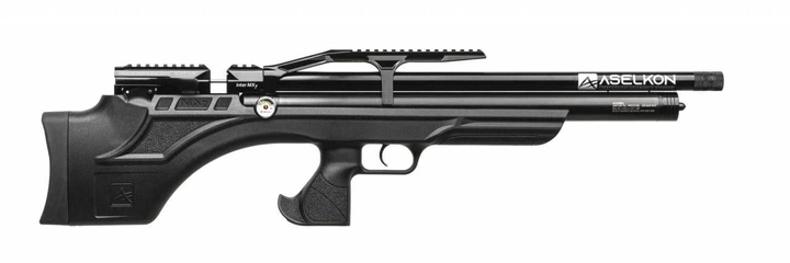 1003767 Пневматічна редукторна гвинтівка PCP Aselkon MX7 Black - зображення 1