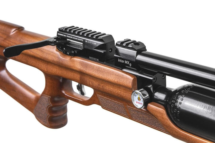 1003769 Пневматична редукторна PCP гвинтівка Aselkon MX9 Sniper Wood - изображение 2
