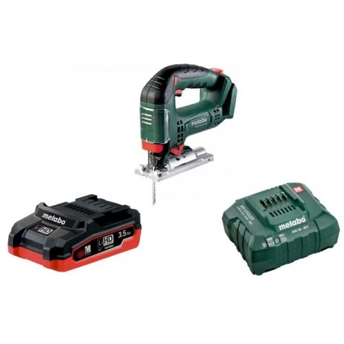 Акумуляторний лобзик Metabo STAB 18 LTX 100 + Зарядний пристрій ASC 30-36 V "AIR COOLED" + Аккумуляторний блок LiHD (18 Ст / 3,5 А-ч) (UA601003890) - Фото 1 Акумуляторний лобзик Metabo STAB 18 LTX 100 + Зарядний пристрій ASC 30-36 V "AIR COOLED" + Аккумуляторний блок LiHD (18 Ст / 3,5 А-ч) (UA601003890) - зображення 1