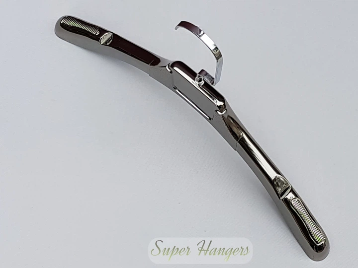 Плечики вешалки Hanger TZF1101 38 см пластмассовые цвет темное серебро - Фото 3 Плечики вешалки Hanger TZF1101 38 см пластмассовые цвет темное серебро - изображение 3