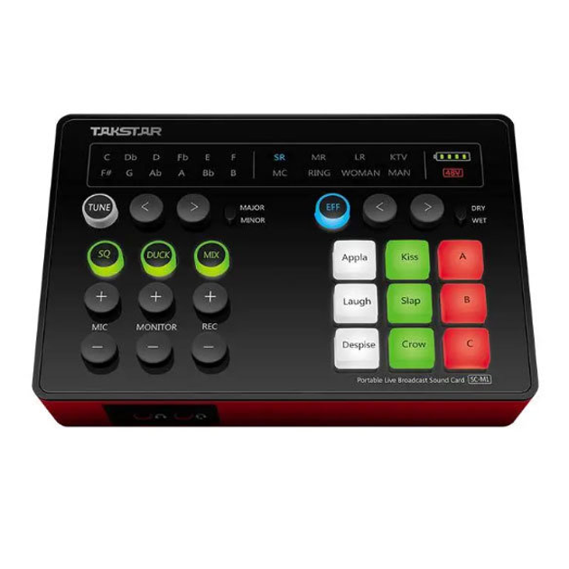 Портативная звуковая карта для прямой трансляции Takstar SC-M1MS - изображение 1