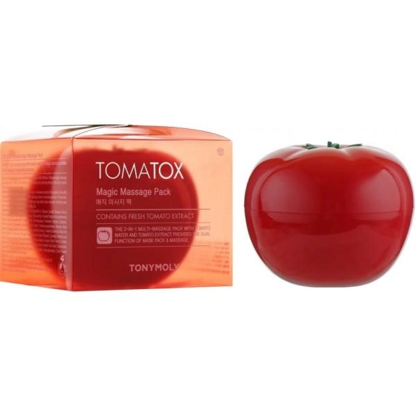 Осветляющая томатная маска для лица Tony Moly Tomatox Magic Massage Pack 80 мл (8806194024318) 