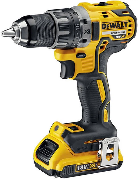 Набір з двох інструментів безщіткових DeWalt 18 В XR Li-lon, 5 А·год, 6.61 кг, валіза, 2 акумулятори та зарядний пристрій (DCK268P2T) - зображення 2