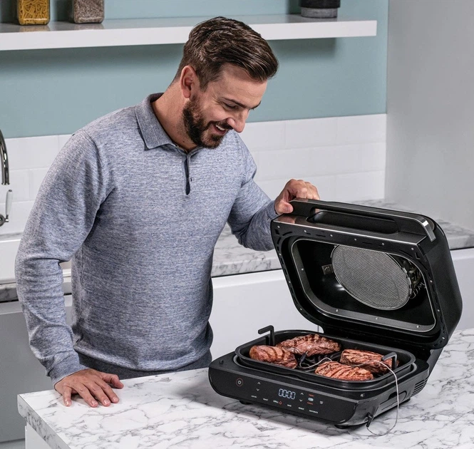 Гриль Ninja Foodi MAX Health Grill & Air Fryer AG551EU (0622356239554) - зображення 11