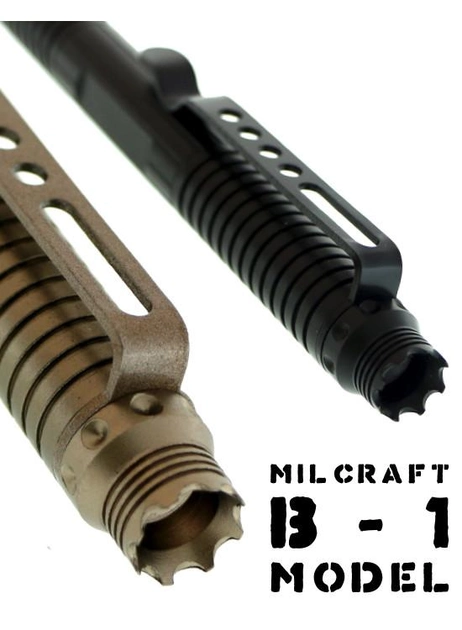 Ручка тактична Модель B Milcraft Авіаційний алюміній Бронзова - зображення 2
