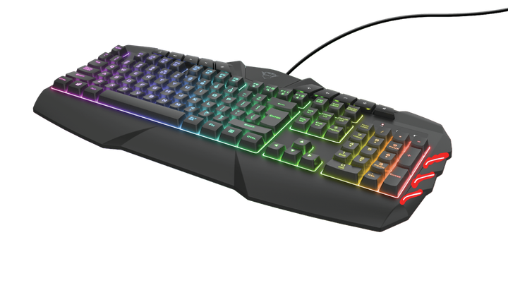 Клавіатура дротова TRUST GXT 881 ODYSS Semi-Mech Keyboard USB (24303) - зображення 4