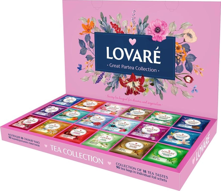 Чайный набор Lovare 18 видов 90 шт - изображение 2