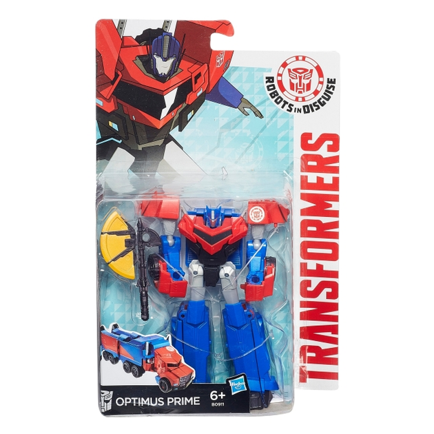 トランスフォーマー Robots In Disguise オプティマスプライム レビュー：TF Robots In Disguise 2015 オプティマスプライム