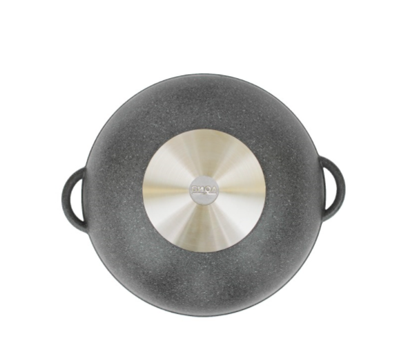 Вок БІОЛ Granite Gray з двома ручками та кришкою 30 см (30034PC) - зображення 2
