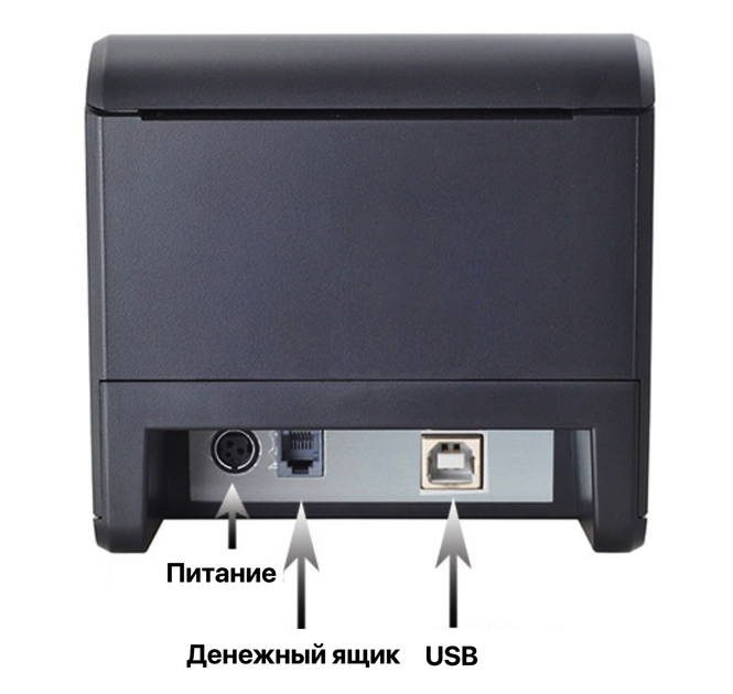 Принтер чеков 80 мм с автообрезкой Xprinter XP-N160II Wi-Fi USB - изображение 5