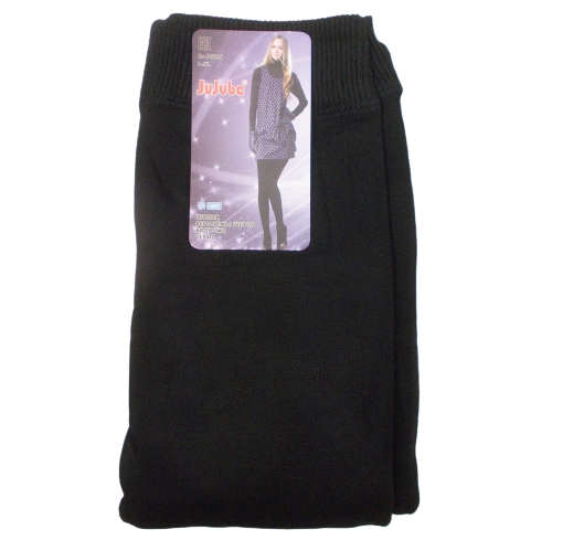 Колготки на хутрі термо Jujube 588 XL-XXL чорні - Фото 1 Колготки на хутрі термо Jujube 588 XL-XXL чорні - зображення 1