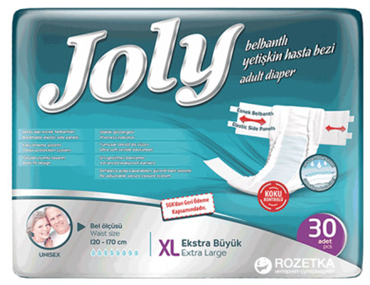 ROZETKA | Подгузники для взрослых JOLY 4 Extra Large 30 шт от продавца ...