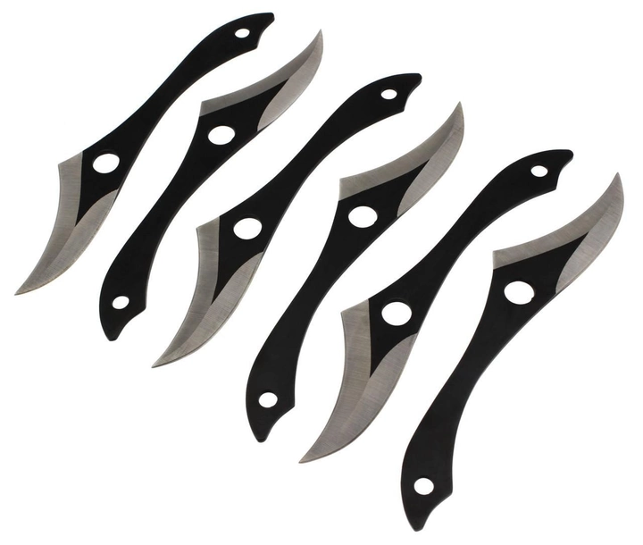Ножі метальні сталеві Naruto комплект 6 в 1 - зображення 2