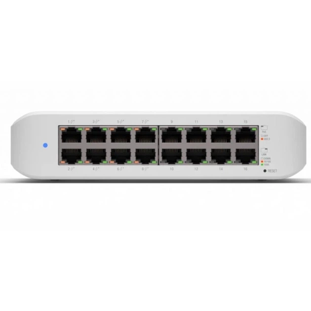Коммутатор сетевой Ubiquiti USW-Lite-16-PoE - изображение 2