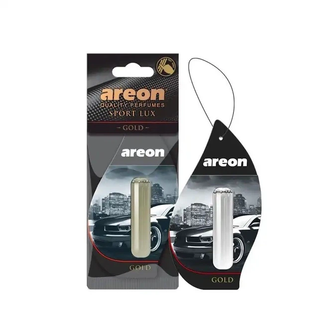 Ароматизатор повітря Areon Lux Sport Liquid 5 ml Gold - Фото 1 Ароматизатор повітря Areon Lux Sport Liquid 5 ml Gold - зображення 1