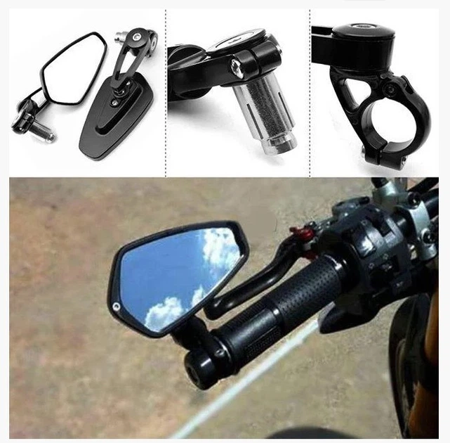 Дзеркала мотоциклетні універсальні Honda CB CBR 600 F3 F4 F4I 1000 RR Ninja ZX 6R 9R 10R Katana дзеркала для мотоцикла - зображення 10