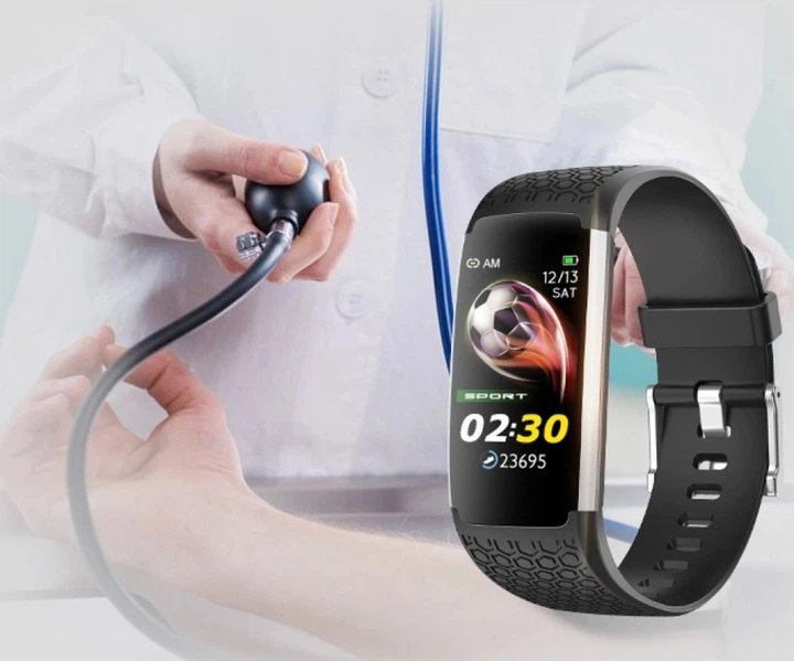 Фитнес Браслет Умные часы HEALTH POP SmartBand 22 Pro Тонометр Уровень кислорода в крови Погода Black - изображение 3