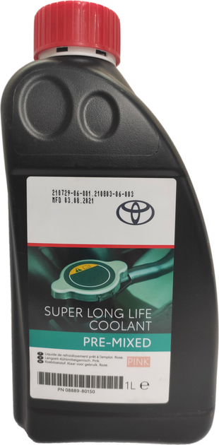 Антифриз Toyota Super Long Life Coolant Pre-Mixed 1 л Розовый ...