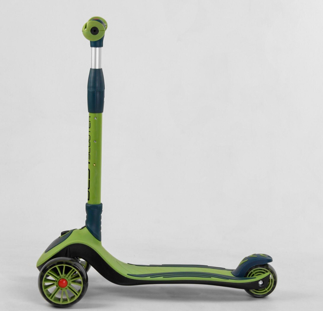 Самокат триколісний З-04909 Best Scooter складаний алюмінієвий кермо, 3 ...