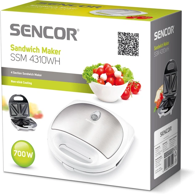 Opiekacz do kanapek SENCOR SSM 4310WH - Zdjęcie 4 Opiekacz do kanapek SENCOR SSM 4310WH - obraz 4