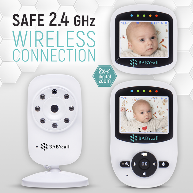 Цифрова бездротова відеоняня Baby Monitor SM-24 - зображення 6