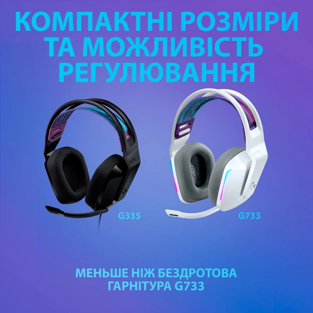 Słuchawki Logitech G335 Wired Gaming Black (981-000978) (2443MEE0T2R9) - Outlet - obraz 3