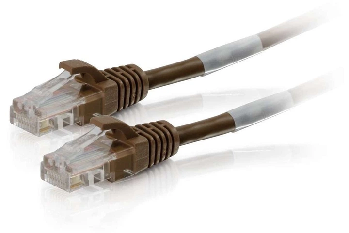Патч-корд Cat6 C2G 1 м коричневый (CG83645) - зображення 2
