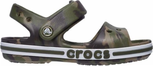 Сандалии Crocs Bayaband Marbled Sandal 25 с8 15см зеленые хаки - Фото 3 Сандалии Crocs Bayaband Marbled Sandal 25 с8 15см зеленые хаки - изображение 3