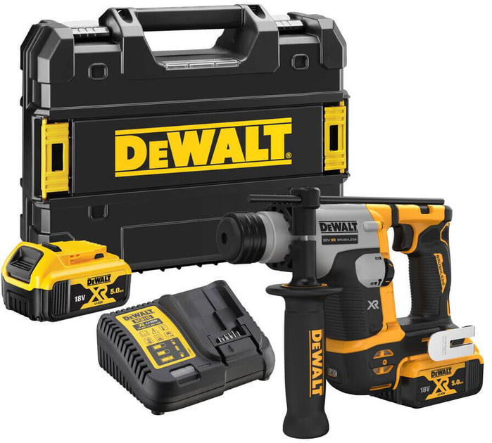 Акумуляторний перфоратор DeWalt SDS-Plus 18 В XR DCH172P2 - зображення 1