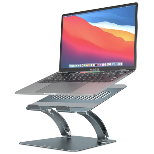 Подставка для ноутбука Nulaxy Aluminum Laptop Stand Grey (NULSLS-09AA) - Фото 1 Подставка для ноутбука Nulaxy Aluminum Laptop Stand Grey (NULSLS-09AA) - изображение 1