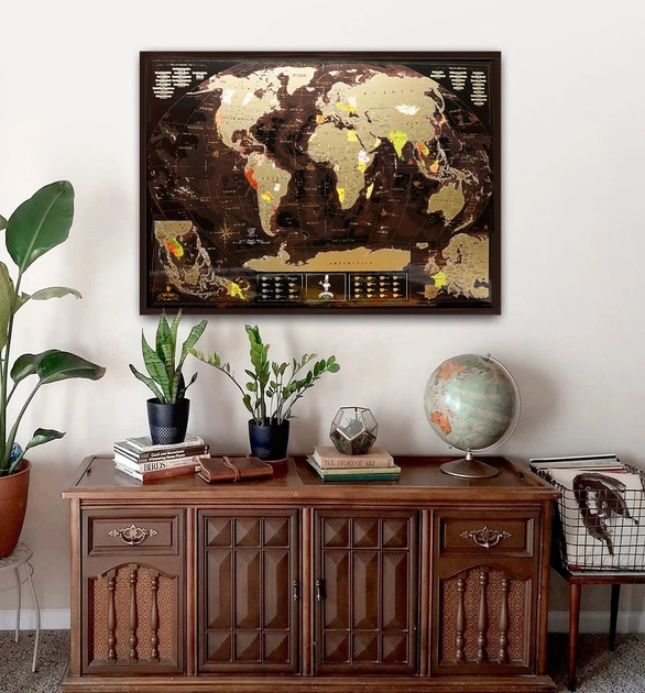 Шоколадна скретч карта світу My Map Chocolate Edition ENG 88*63 см - зображення 10